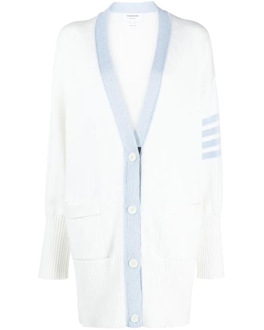 Thom Browne 4bar カーディガン White