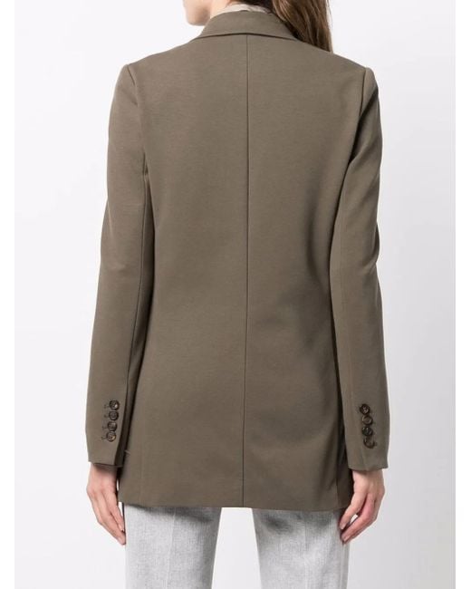 Brunello Cucinelli Brown Tailored-Cut Single-Breasted Blazer