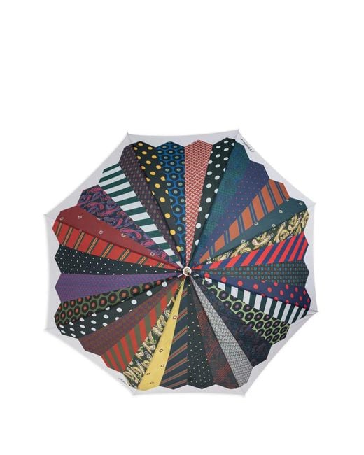 Moschino Blue Tie-Print Umbrella