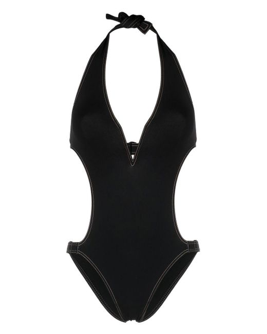La Perla Cut Out Bathing Suit in Black Lyst