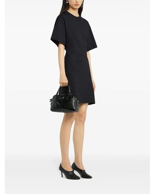 Courreges Black Ac Stud Bowling Bag