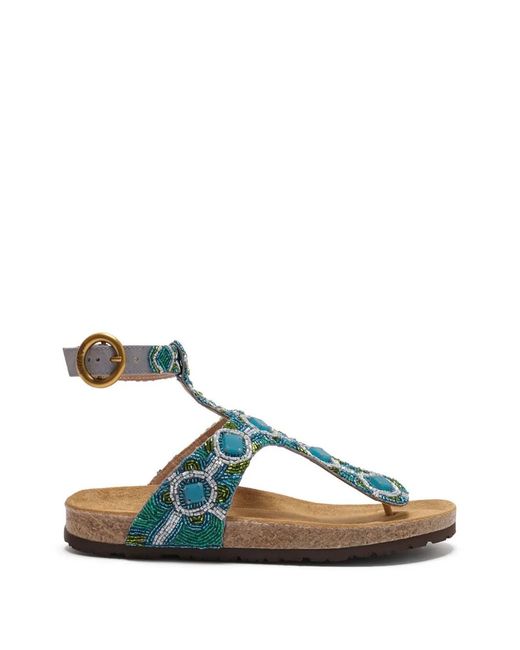 Maliparmi Blue Diamond Beads Infrabijoux Sandals