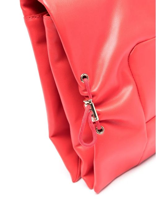 Lancel Red Medium Billie Leather Bag