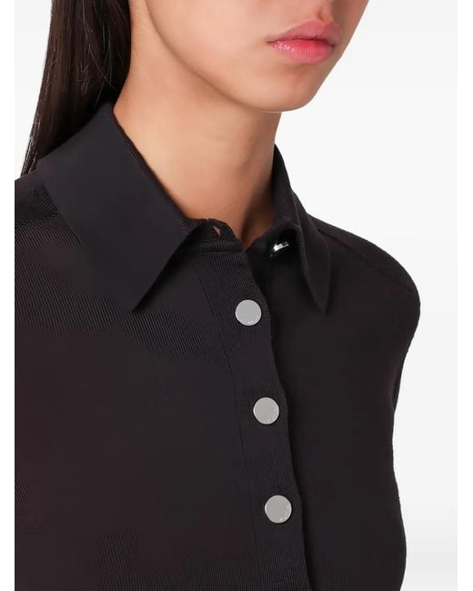 Sportmax Black Button-Fastening Cardigan