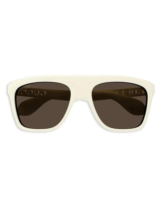 メンズ Gucci パイロット サングラス Brown
