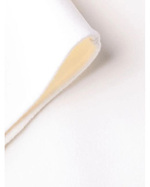 Valentino Garavani White Vgold Hooded Cape