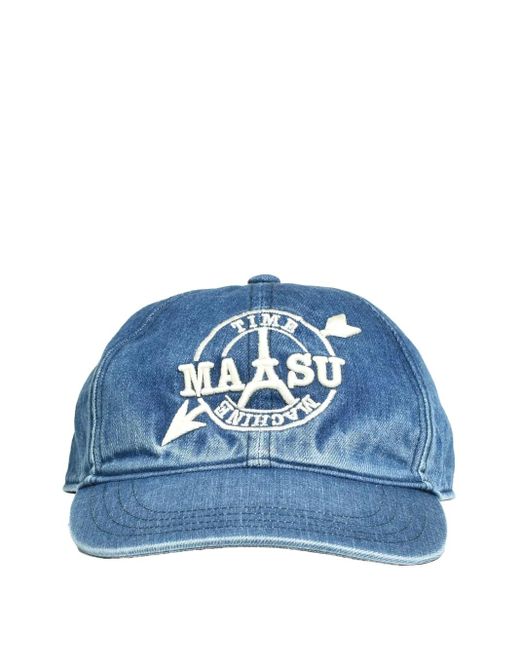 メンズ MASU デニム キャップ Blue