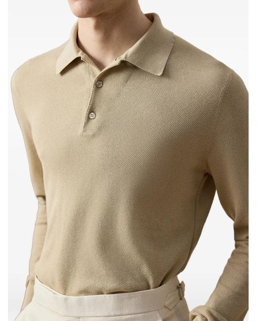 Ralph Lauren Natural Logo-Detail Polo Shirt for men