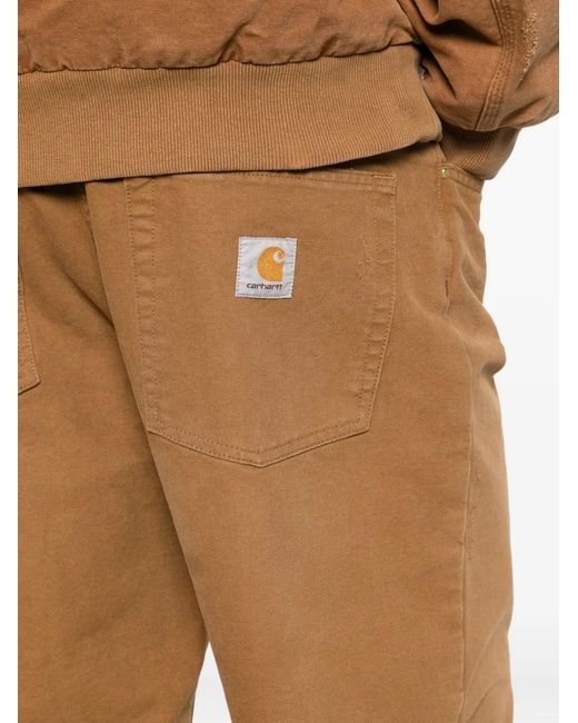 Carhartt White Brandon Pocket Trousers for men