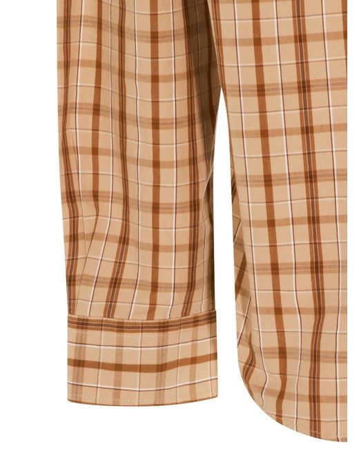 NN07 Natural Deon Checked-Pattern Shirt for men