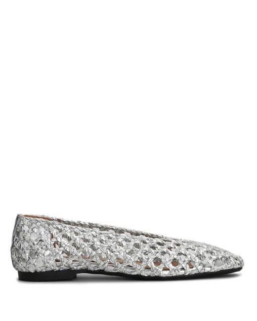 Carmens Maya Plait フラットシューズ White