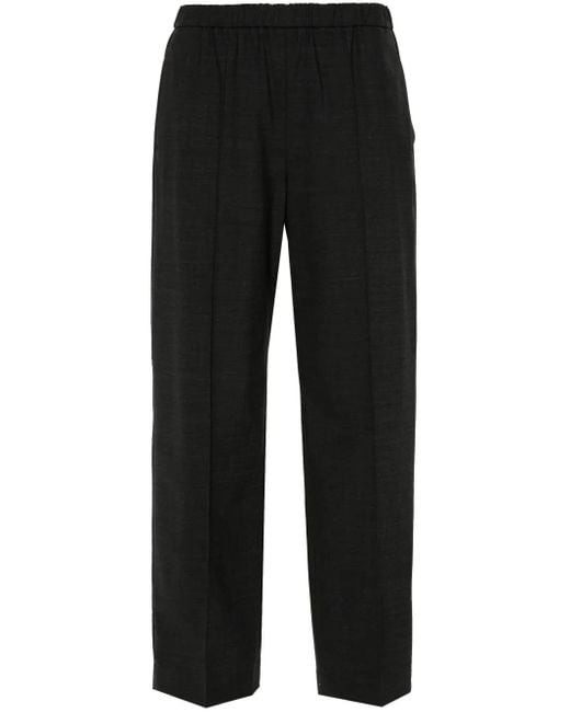Fabiana Filippi Black Jogging-Fit Trousers