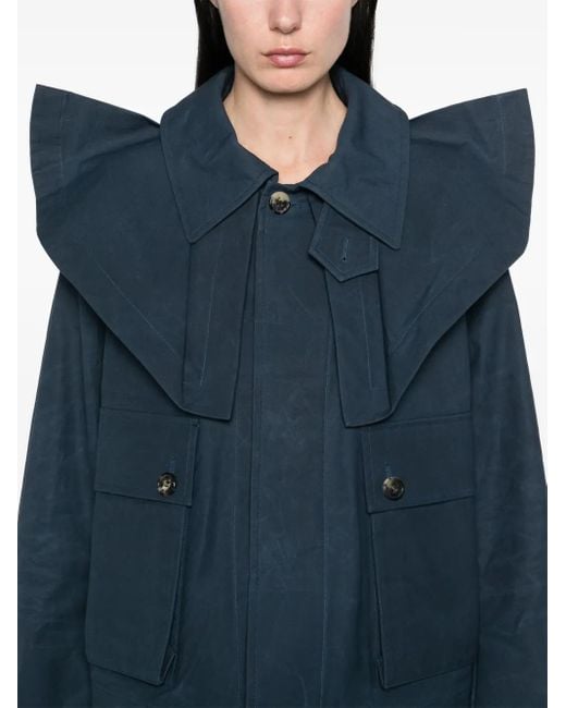 Gabardina corta J.W. Anderson de color Blue