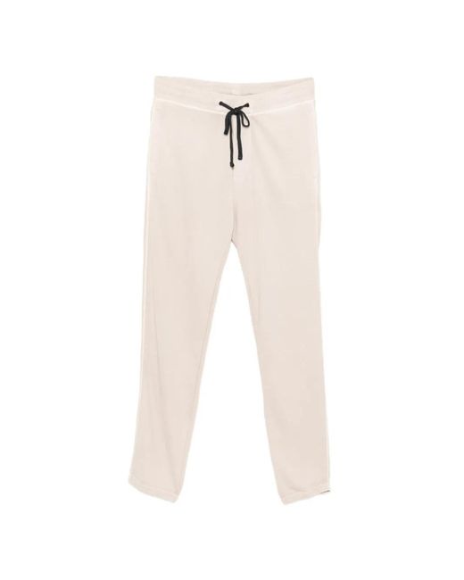 James Perse White Drawstring Track Pants for men