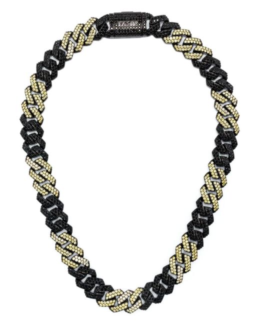 DARKAI Black Barbed Wire Necklace for men
