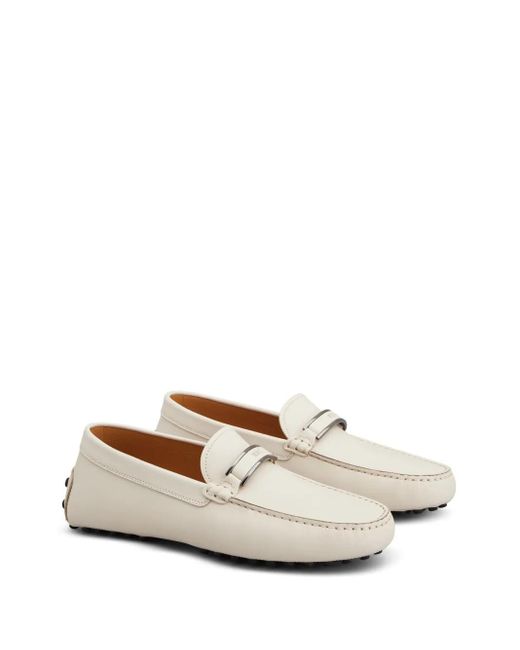 Tod's White Gommino Loafers for men