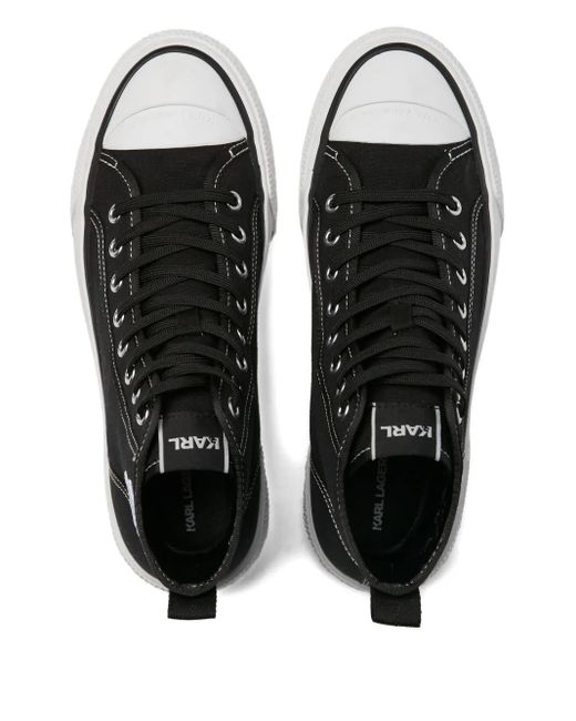 Karl Lagerfeld Black Kampus Max Iii Sneakers