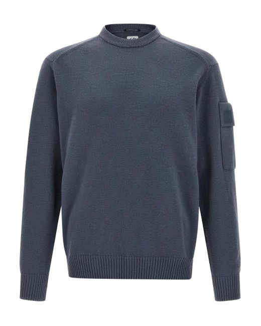 C P Company Pullover mit aufgesetzter Tasche in Blue für Herren