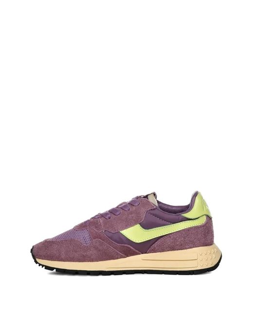 Autry Pink Sneakers Suede