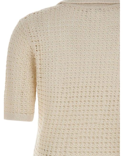 Eleventy White V-Neck T-Shirt