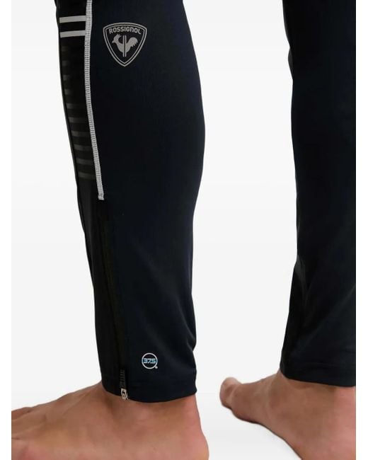 Rossignol Black Poursuite Logo-Stripe Trousers for men