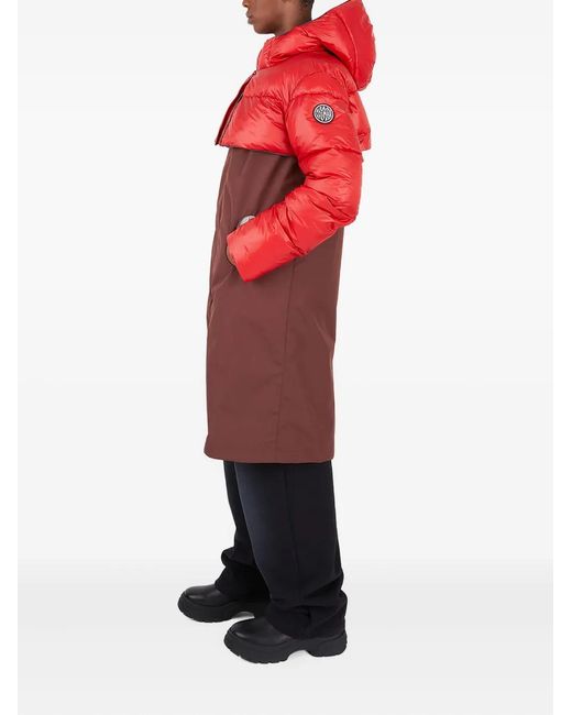 Colmar Red Hooded Puffer Jacket for men