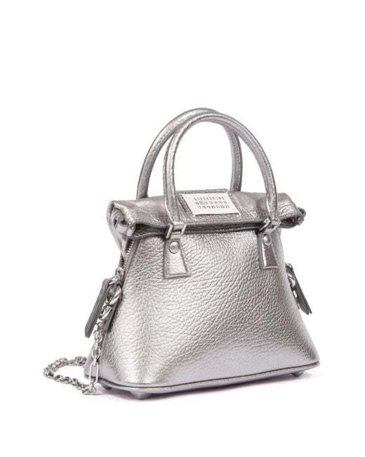 Maison Margiela White 5Ac Classique Micro Tote Bag