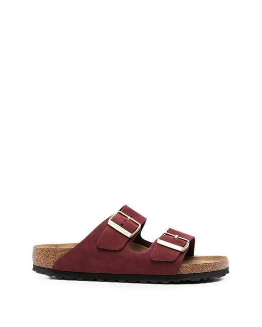 Birkenstock Brown Arizona Buckle-Fastening Sandals