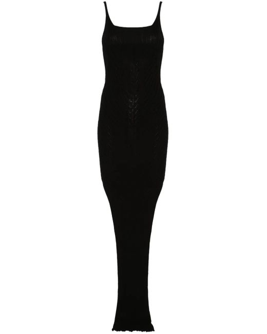Rick Owens Black Tank Maxi Dress