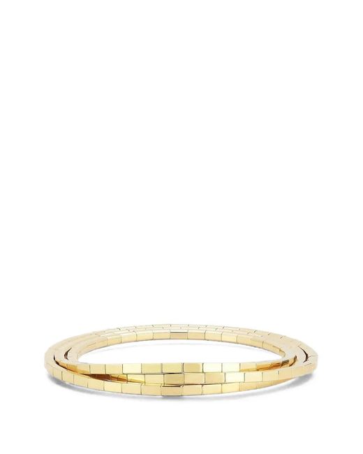 ’ROBERTO DEMEGLIO Metallic Triple-Row Wrap Bracelet