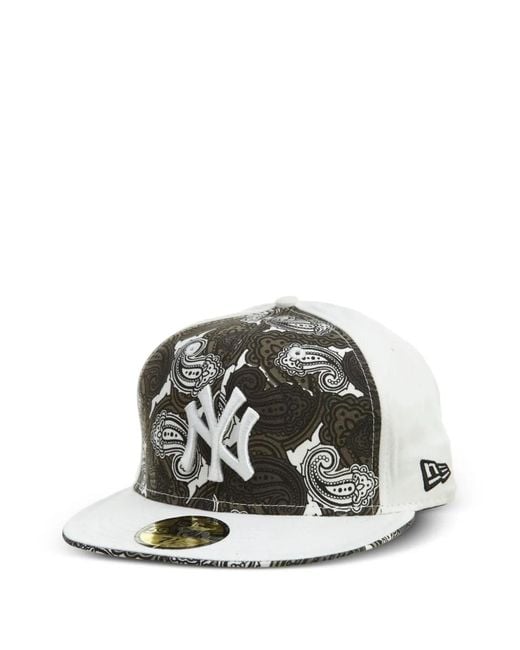 KTZ White 59Fifty New York Yankees Baseball Cap for men