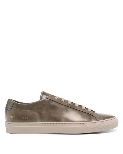 Common Projects Brown Achilles Leather Sneakers for men