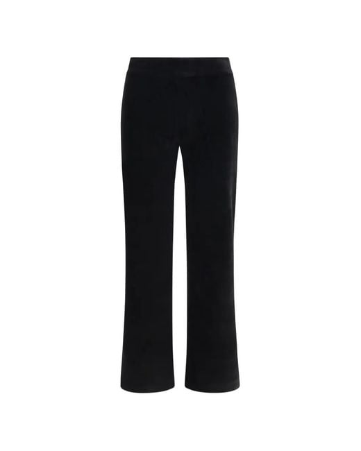 Avenue Montaigne Black Leo Cropped Flared Trousers