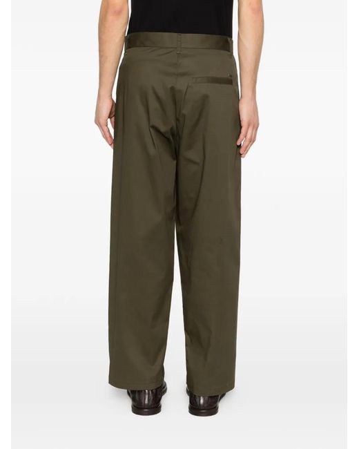Imperial Green Buttoned Trousers for men