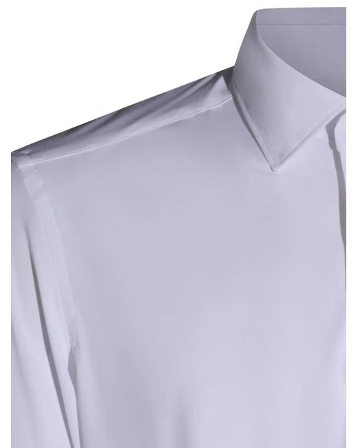 Mazzarelli Purple Buttoned Shirt for men