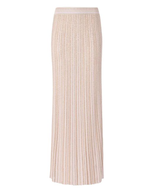 Missoni Natural Sequin-Embellished Maxi Skirt