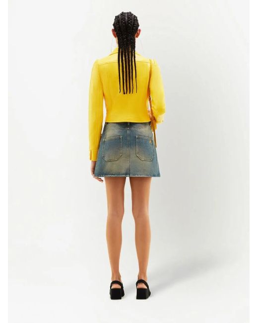 Courreges Yellow Reedition Vinyl Jacket