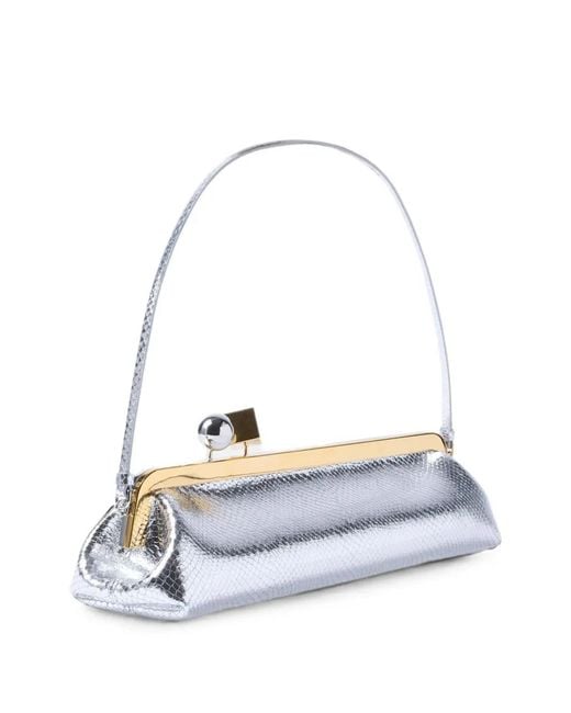 Jacquemus White Salon Clutch Bag