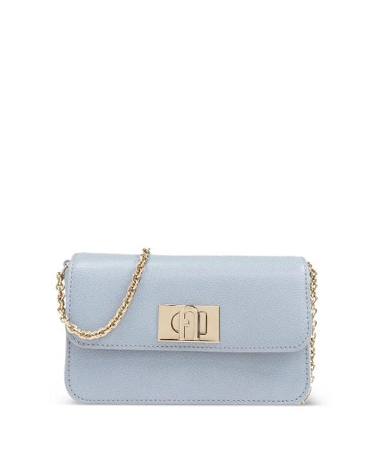 Borsa A Tracolla Mediterraneo di Furla in Blue
