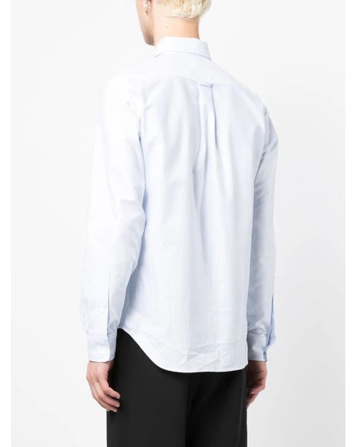 Chemise En Coton À Motif Fox Maison Kitsuné pour homme en coloris White