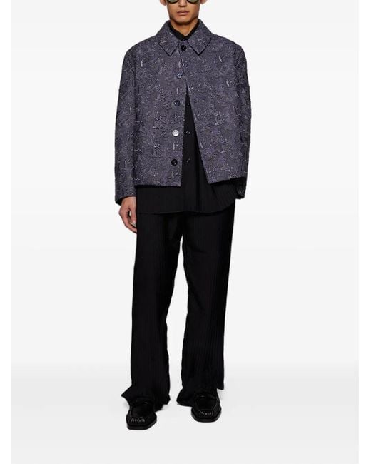 Casella Meyer Black Pleated Trousers for men
