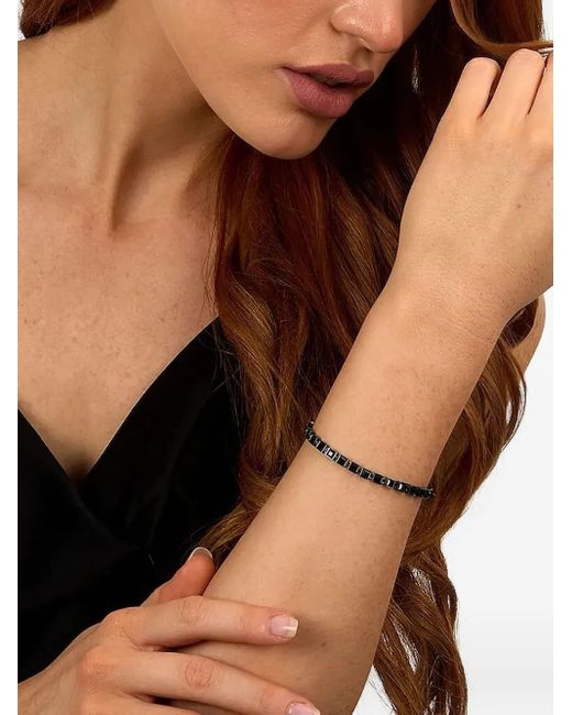 Karl Lagerfeld Black Eckiges Armband