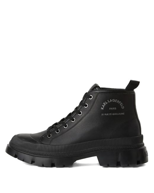 Karl Lagerfeld Trekka Stiefel in Black für Herren