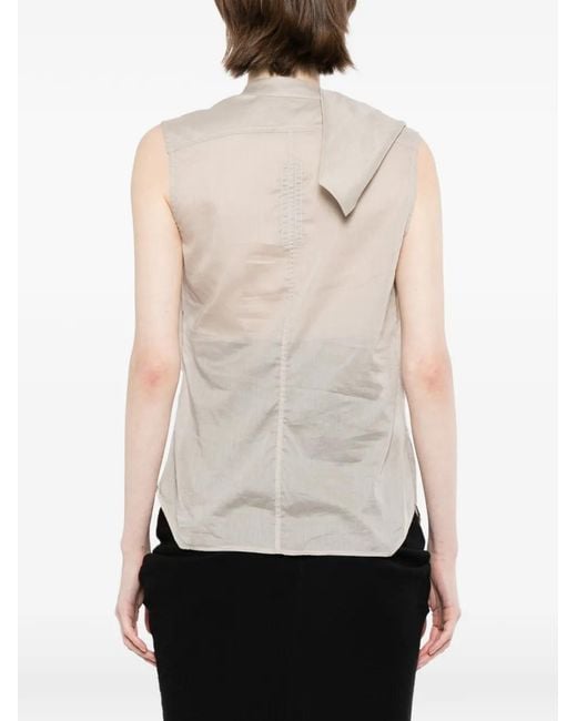 Rick Owens White Island Blouse
