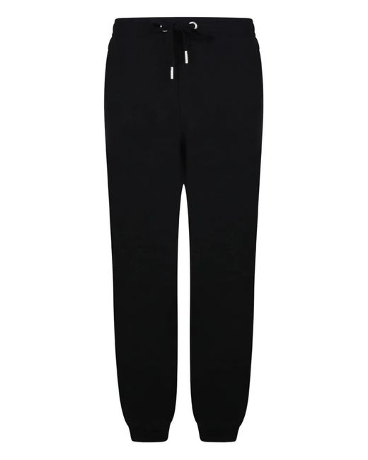 AMI Black Ami De Coeur Tapered Track Pants