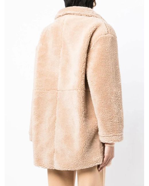 The Upside Natural Woodford Faux-Shearling Jacket