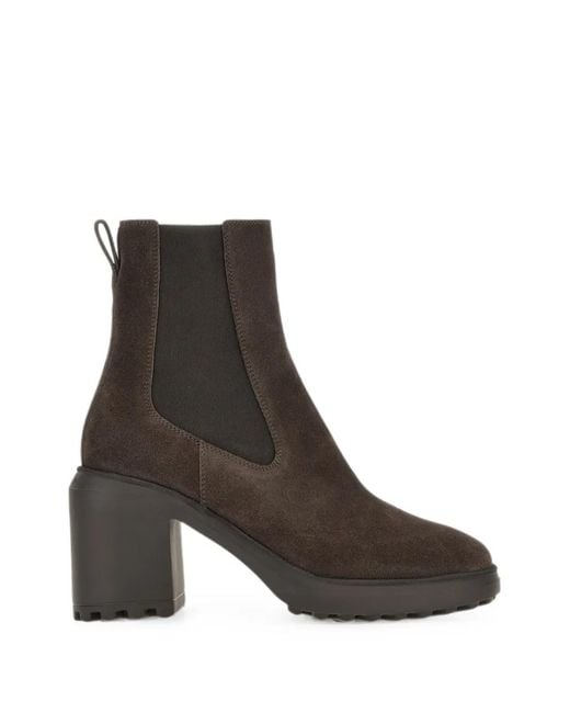 Hogan Brown H724 Boots