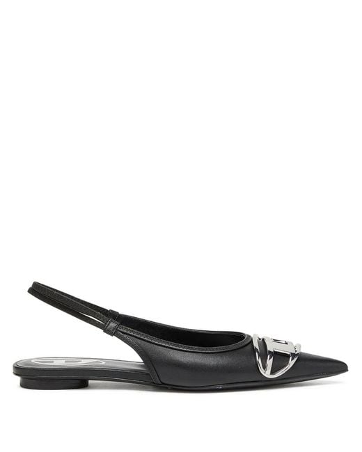 DIESEL Black D-Venus Ballerina Shoes