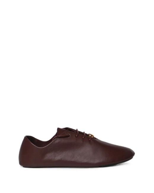 Loewe Brown Pebble Soft Lace-Up
