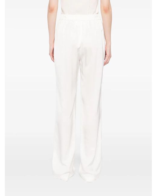 Goen.J White Straight Trousers